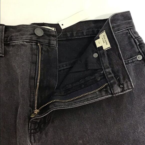 Madewell Denim Mini Skirt Rigid Denim High Waist - Picture 7 of 10